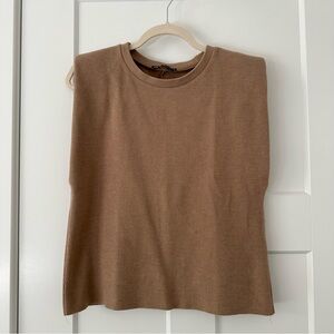 Zara Soft Feel Shoulder Pad Top